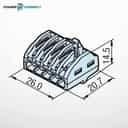 PC625 Electrical 5 Lever Wire Connector
