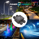 WATERPROOF H TYPE JUNCTION BOX WITH TRANSPARENT COVER