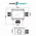 Waterproof T type Junction Box