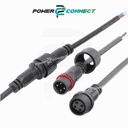 4 Pin Male Female Wire Connector 500mm (250mm Male & 250mm Female)