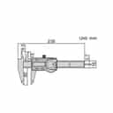 Insize 150 mm Digital Caliper 1139-150
