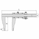 Insize Vernier Caliper (Long Range) - 1214-1500 (0-1500MM)