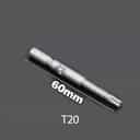 KE 802 Electric Screwdriver Bits Torx 6X60 T20