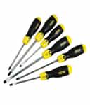 Stanley 6 Piece, Cushion Grip Screwdriver Set STHT65242-8