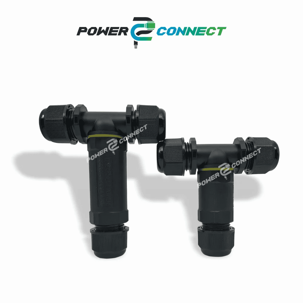 IP68 T Connector 2,3 & 5 PIN