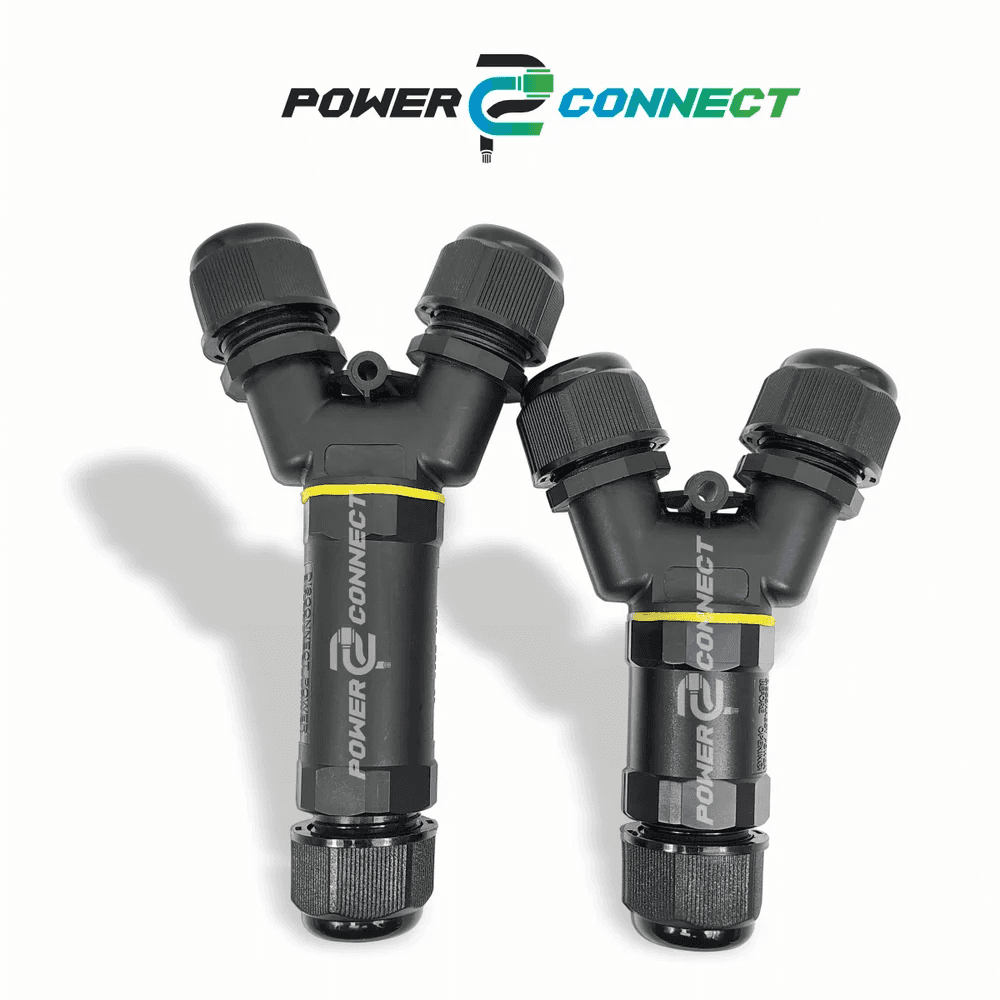 IP68 Y Type Waterproof Connectors