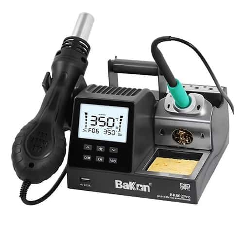 Bakon BK602 PRO 2-in-1 Soldering Rework Hot Air Station