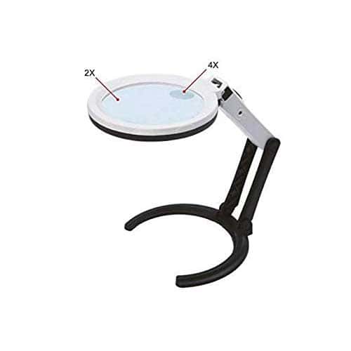 Insize 7512-1 Three Ways Magnifier With illumination 2X/4X