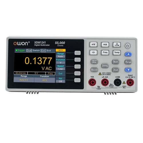 OWON XDM1241 Digital Multimeter True RMS- Mini Benchtop USB Interface With Battery