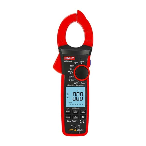 UNI-T UT208B True RMS Digital Clamp Meter- 1000A AC/DC