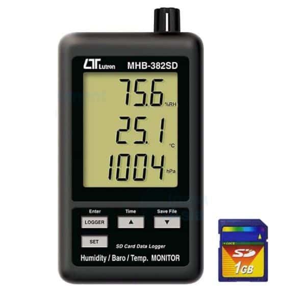 Lutron MHB-382SD Electronic Humidity Barometer Temperature Monitor