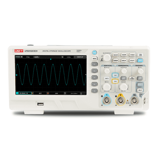 UNI-T UTD2102CEX+ Digital Storage Oscilloscope- 100Mhz, 2 Channel