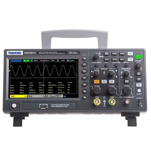 Hantek DSO2D10 Oscilloscope, 100MHz, 2 Ch