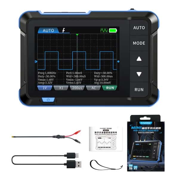 FNIRSI DSO-153 2-IN-1 Mini Digital Oscilloscope Waveform Generator