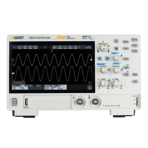 OWON ADS812A 12bits Digital Oscilloscope- 100 Mhz 2 Channel