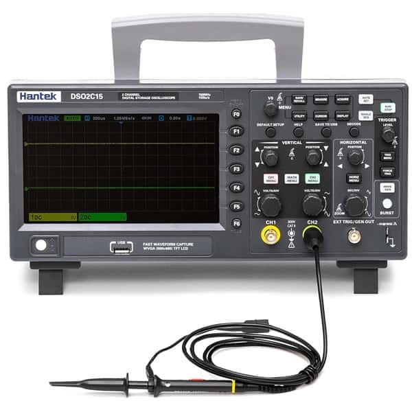 Hantek DSO2C15 Oscilloscope, 150 Mhz 2 Channel