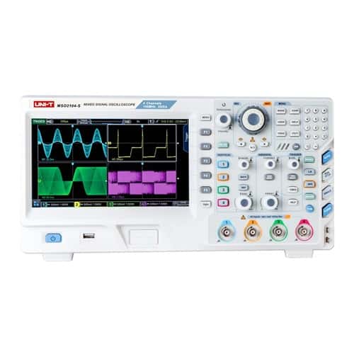 UNI-T MSO2104-S Digital Oscilloscope 100MHz 4+16Ch with Signal Generator