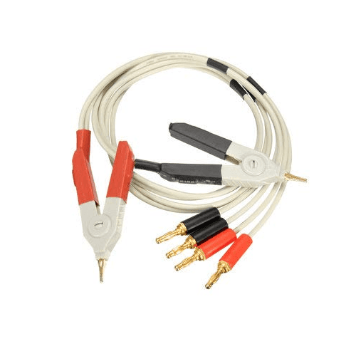 MetroQ Lcr Meter Low Resistance Leads Banana Plug Clip Cable