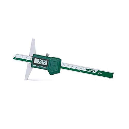 Insize 150 mm Digital Depth Gauge Waterproof 1149-150