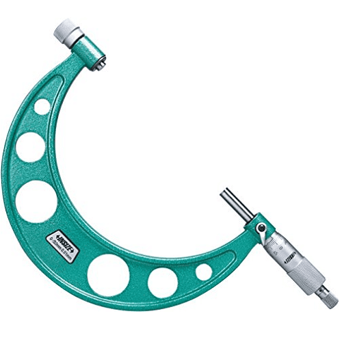 Insize Outside Micrometer With Interchangeable Anvils (Long Range) - 3206-200A (100-200MM)
