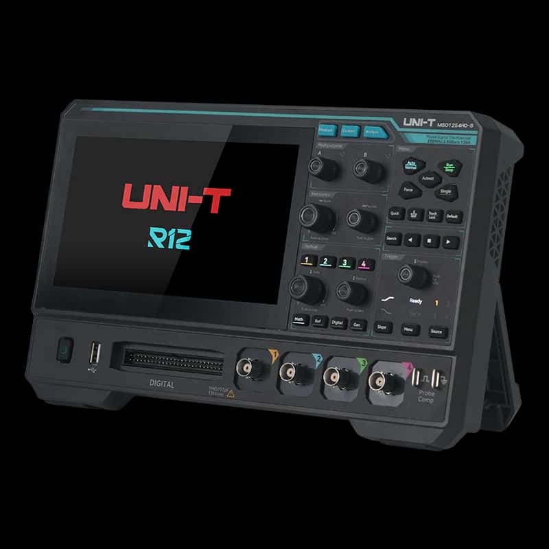 UNI-T MSO1154HD-S – 150 MHz, 4-Channel, 12-bit Mixed Signal Oscilloscope with AWG