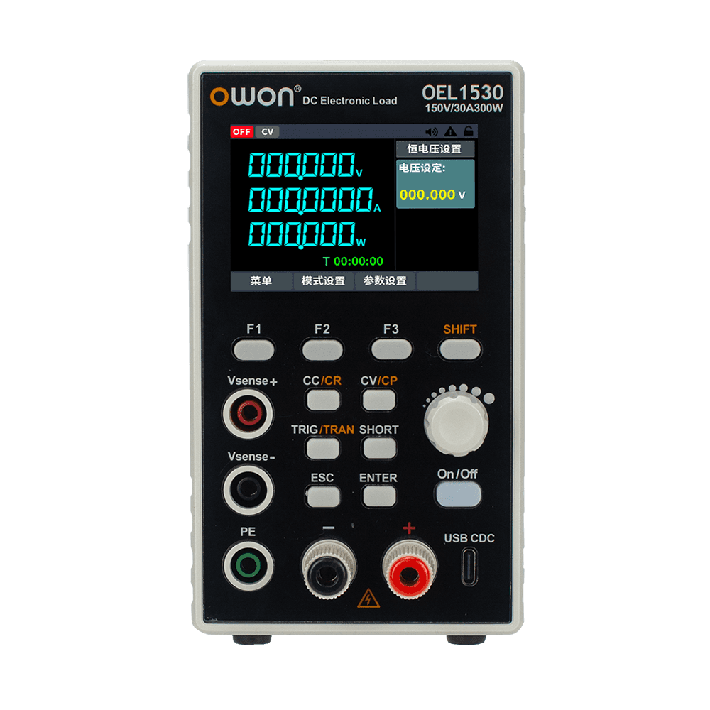 OWON OWON OEL1530TV Series DC Electronics Load- 150V, 30A- 300W - DC Electronic Load Tester
