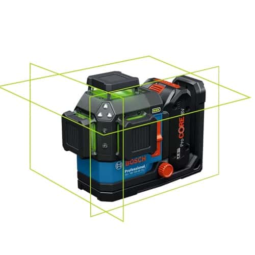Bosch Bosch GLL 18V-120-33 CG Professional Line Laser - Sound Meter & Lux Meter