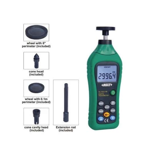 Insize Insize 9222-199 Contact Digital Tachometer - Tachometer
