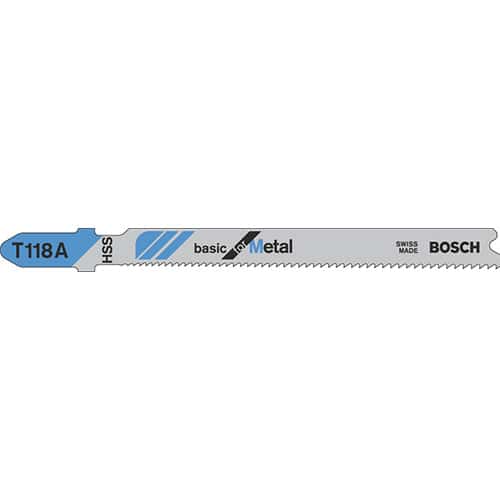 Bosch Bosch Jigsaw Blade T 118 A- Pack of 5 - Cutting Blades & Accessories