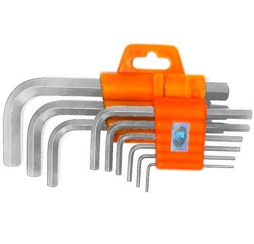 Multitec HSLK-100 Hex Short Allen Key Set