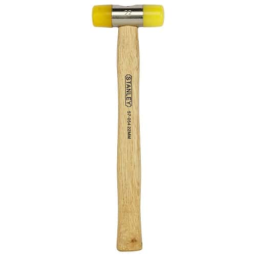 Stanley Stanley 57-054 22mm Soft Face Hammer Mallet (Yellow & Black) - Hammer