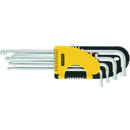 Stanley Stanley Allen Long Ball Point Hex Key Set 12 Pcs 94-163-23 - Allen Key