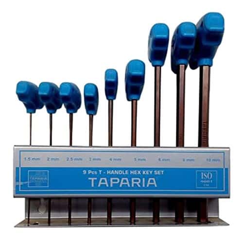 Taparia Taparia T Handle Allen Key Set TAKM9 - Allen Key