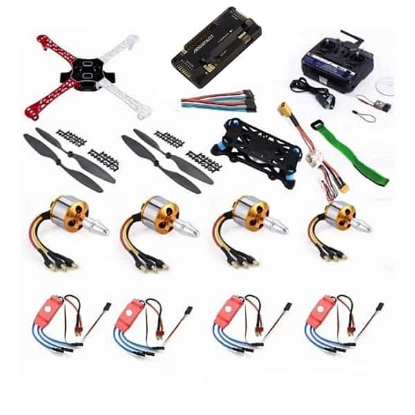 TWRobotics TWRobotics Quadcopter Drone Combo with APM 2.8 Kit for beginner (Motor + ESC + Propeller + Flight Controller + Frame + TX-RX Flysky FSi6+ Power module + Belt) - Drone Kit