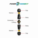 IP 68 Straight Connector 5 Pin M20