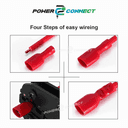 Fully Insulated Female Spade Terminals