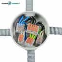 Releasable 5-Lever Terminal Wire Connector