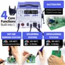 YIHUA 948-II 3 In 1 Desoldering Soldering Iron Rework Station with Hot Air Gun Sucker