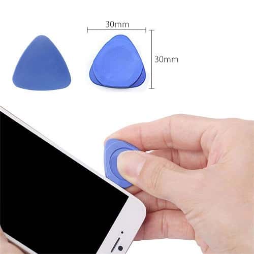 KE Triangle Plastic Pry Opening Tool for Electronics Disassembly Blue (Pack of 5)
