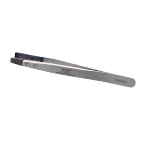 TW Pro ESD-250 Exchange Tip Electro Static Discharge Safe Stainless Tweezers Wide Flat Tip