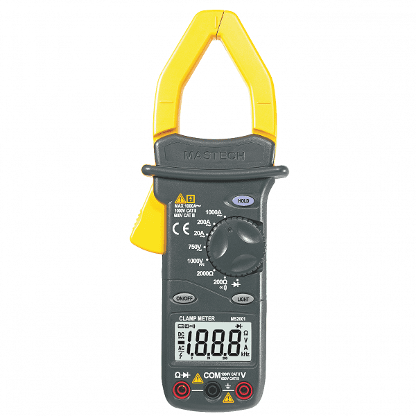 Mastech MS2001 - Digital AC Clamp Meter- 1000A AC