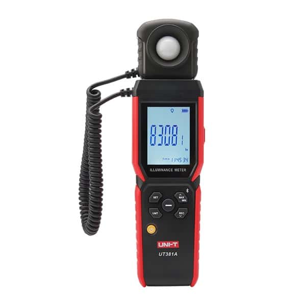 UNI-T UT381A Illuminance / Lux Meter With Bluetooth Connectivity