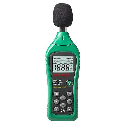 Mastech MS-6708 Digital Sound Level Meter (Level Range 30dB-130dB)