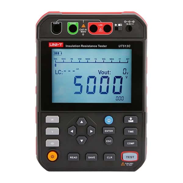 UNI-T UT513C 5kV Insulation Resistance Tester, 5.00TĪ©