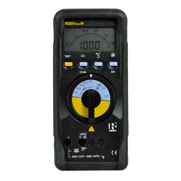 Rishabh Insu 20 Insulation Tester- Mains and Battery