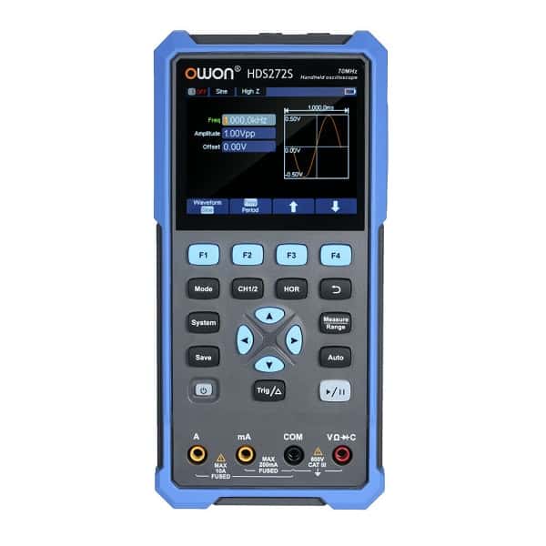 OWON HDS272S Handheld Digital Oscilloscope- 70 Mhz 2 Channel