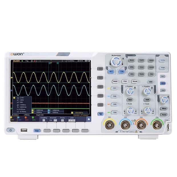 OWON XDS3104E Digital Storage Oscilloscope 4 Ch 100Mhz