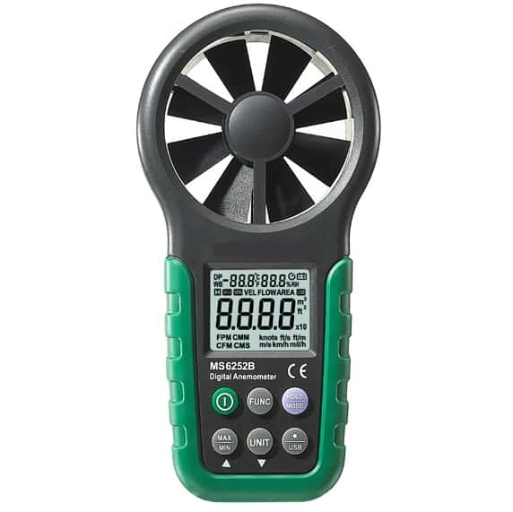 Mastech MS6252B Digital Anemometer