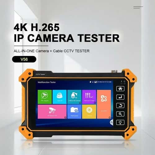 Shield Plus V56 IP/HD-TVI/CVI/AHD 5.5” Android 10.0 Oled Screen Cctv Tester