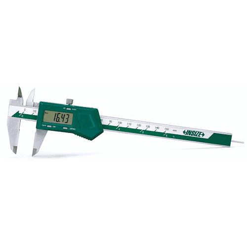 Insize 1119-150 Digital Caliper with Round Depth Bar